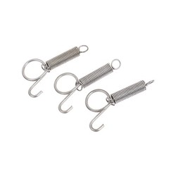 10Pcs Animal Cage Latches Lock Spring Rabbit Cage Door Tension Spring with Hook