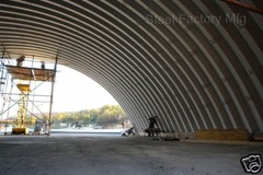 Steel Q55x200x19 Quonset Barn Farm Hay & Grain Storage Livestock Horse Building