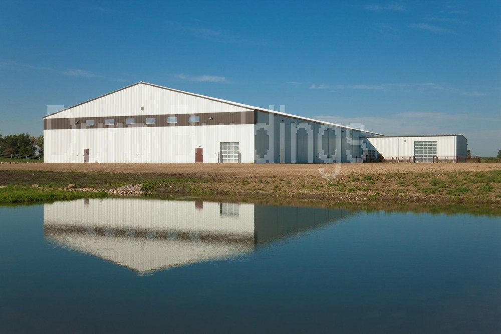 100x100x20 Steel Building Kit | Rigid Frame I-Beam | Commercial Grade | DuroBEAM