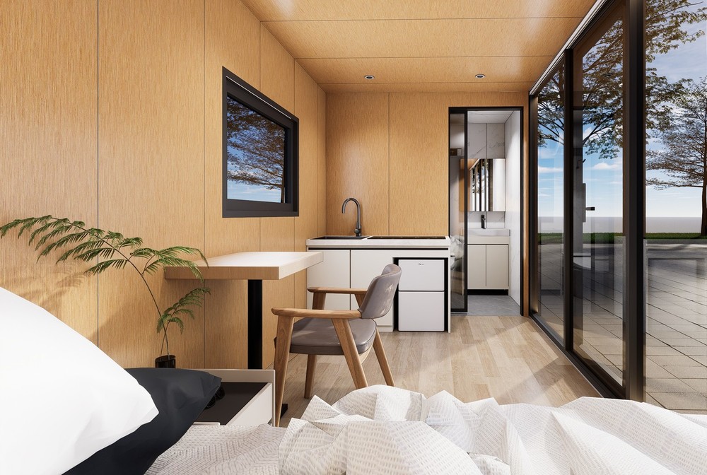 20ft Apple Cabin Prefab Modular Living House