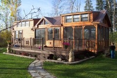 TINY HOME CABINS- CUSTOM BLT FOR YOUR PREPPED PROPERTY – ELEGANT RUSTIC CABINS