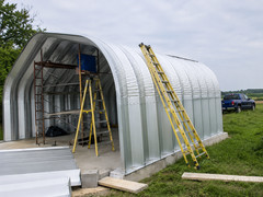 25x70x13 DuroSPAN Steel Building Kit Off Grid Home Ag Shop DIY Open Ends