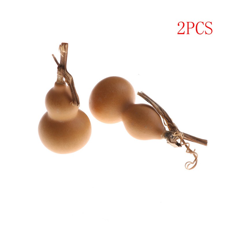 2pcs 40mm-60mm Natural Random Dry Gourd Crafts Arts Collection