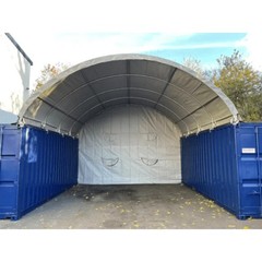 Rear Panel for W20′ Container Shelter 11oz PE Back Panel Container Shelter Parts