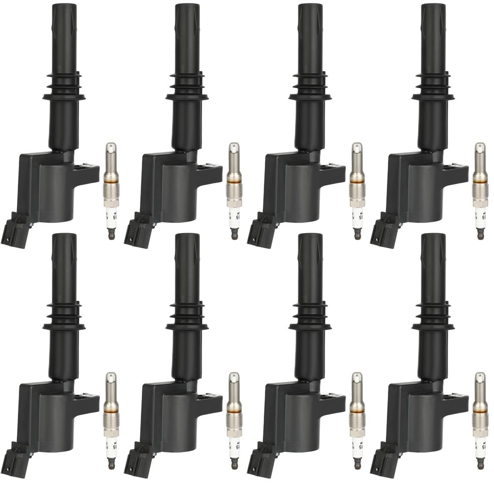 SCITOO Ignition Coil Coils Pack Iridium Spark Plugs fit for Ford for Lincoln …