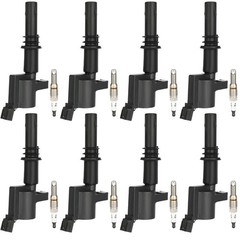 SCITOO Ignition Coil Coils Pack Iridium Spark Plugs fit for Ford for Lincoln …