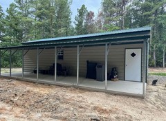 20×40 Metal Building w/ 10×40 Lean To | Steel Garage Shop | Installed | Rent2Own