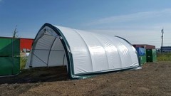 20x30x12 Canvas Fabric Building Shelter w/ Metal Frame, Camper, Boat Storage NEW