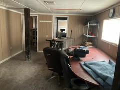 Skid-Mounted Modular Portable Office Building Mobile Trailer House Tiny Home