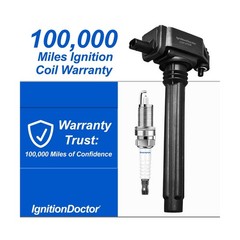 Set of 6 Iridium Spark Plug Ignition Coil Compatible with Avenger G… Fast Ship