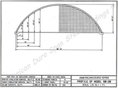 60x60x20 DuroSPAN Steel Pre Eng. Quonset Building Includes Ends Factory DiRECT