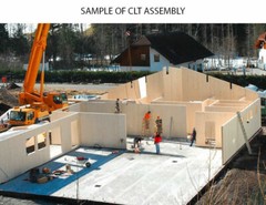 1650 SQ.FT ECO SOLID TIMBER AIRTIGHT PANEL HOUSE KIT MASS WOOD (CLT) HOME PREFAB