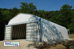Steel A40x100x18 Metal RV Camper Garage General Tractor Trailer Storage Building