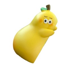 Car Decorations Cute Pear Shaped Figure Figurines Dashboard Ornaments Women Gift