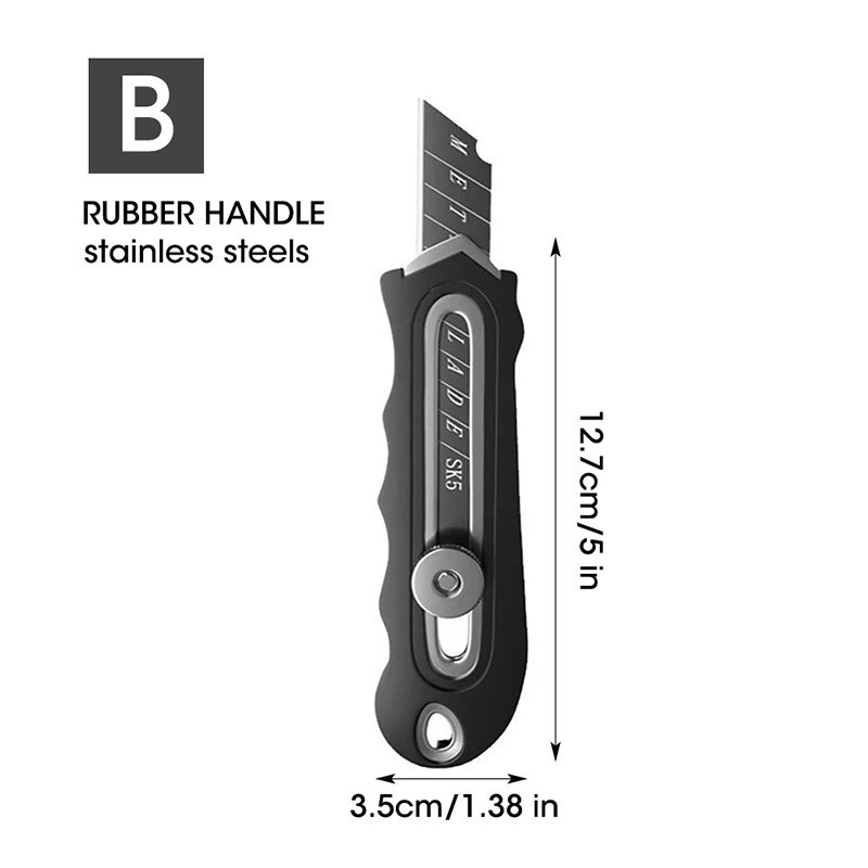 Retractable Utility Knife Multi-Function Opener Stainless Steel Blades – AUS