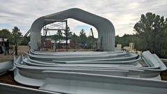 20x40x16 DuroSPAN Engineered Steel Building Kit Clear-Span Arch Open DIY Ends