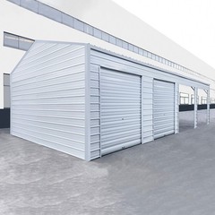 23’x46’x 14′ Metal Car Garage Heavy Duty Galvanized Steel Storage Shed w/2 Doors