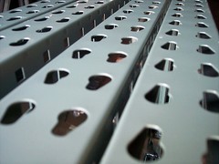 (50) Teardrop Bolted Upright Frame | 120″ H x 42″ D | Pallet Rack 16,716lb cap