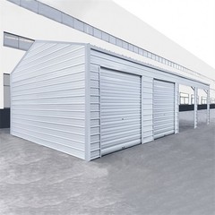 46′ x 23’x 14′ Steel Garage Shed Reinforced Metal Storage Building with 2 Doors