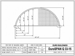 33x40x15 DuroSPAN Steel Building Conex Container Roof Closure Kit Factory DiRECT