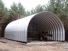 20x30x14 DuroSPAN Steel Building Kit Off Grid Cabin Airbnb Homested Open Ends