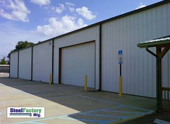 Steel Factory Mfg 50x75x14 Metal Frame I-beam Workshop Storage Garage Building