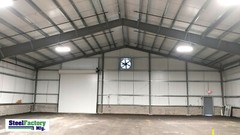 Steel Factory 50x100x12 Engineered Prefab Warehouse Metal Storage Building