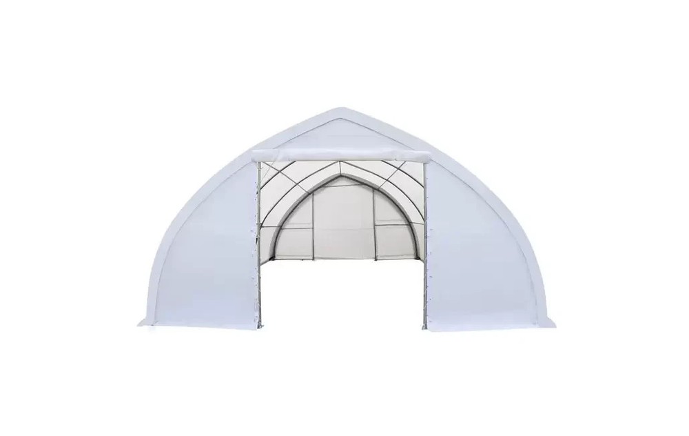 30x85x15 11 oz PE Fabric Canvas Storage Shelter Building 12′ Doors