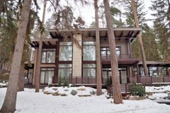 MODERN LOG HOUSE KIT #LH-293 ECO FRIENDLY WOOD PREFAB DIY BUILDING CABIN HOME