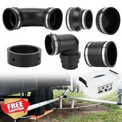 Ustinian RV Sewer Waste Plumbing Kit 3inch