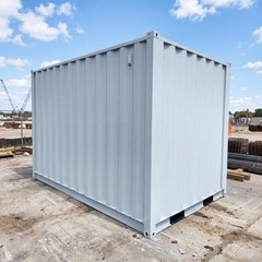 12x7FT Container Storag with Roll-Up Door Portable Storage Pod Cargo-Grade Steel