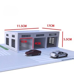 1:100 Road Street Assembly School Community Miniature Building Model Ornaments