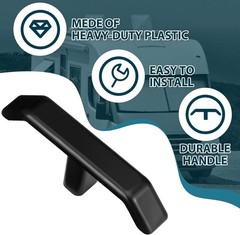 3 Pack RV Waste Valve Handle Replacement, Extension Rod Tank Black