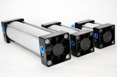 SC50mm Bore 25~200mm Stroke Single Rod Double Action Pneumatic Air Cylinder 1pcs