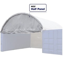 Container Shelter Parts, Half Panel for W20′ Container Shelters 11 oz PE Panel
