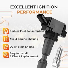 Autoexact Ignition Coil Iridium Spark Plug Hyundai Kia 4pc