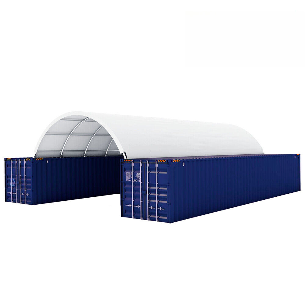 20’x40’x6.6′ 15 oz PVC Canvas Fabric Building Shipping Container Canopy Shelter