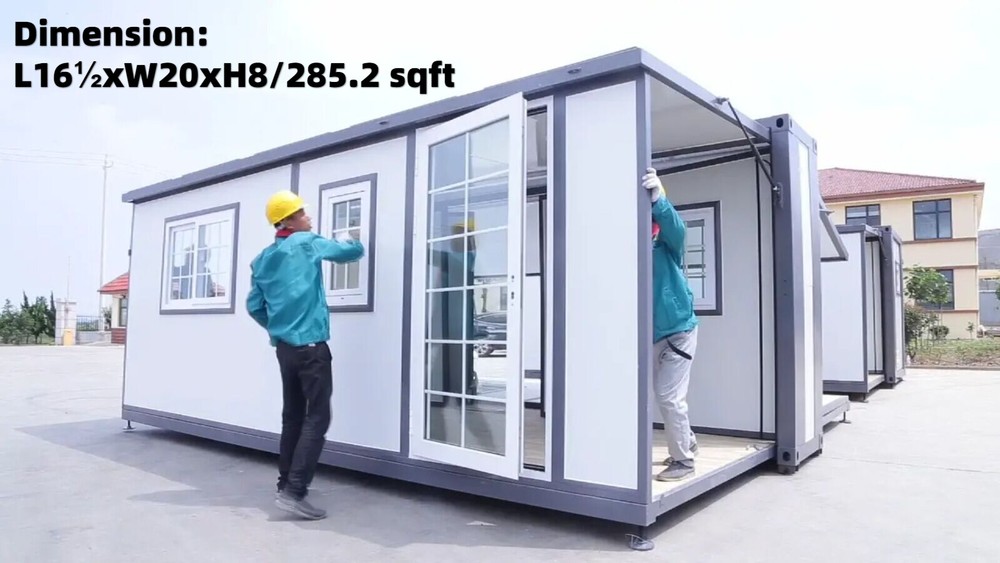 16½ft x 20ft Modern Luxury Mobile Expandable Prefab Container House Tiny Home