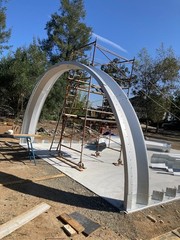 Q-Style Steel Arch Engineered Duro Span DIY Building Erection-Foundation Manual