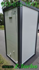 New Portable Toilet Sink Bathroom Single Stall Restroom Job Site Construction HD