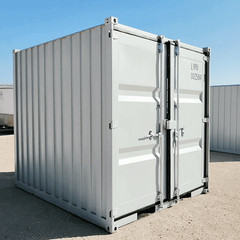 7FT Cubic Shipping Container | Lockable Door & Window | Portable Office | Storag