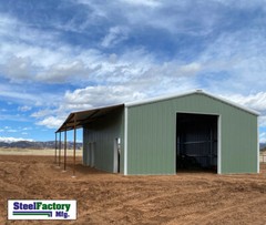 Steel Factory Prefab 20x25x9 Galvanized Metal Storage Garage Steel Building Kit