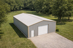40x75x16 Steel Building Kit | Rigid Frame I-Beam | Commercial Grade