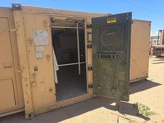 Billy Azbell Electronics 20x8ft Prefab Metal Shelter w/ Electrical Panel