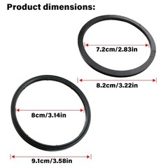 RV Sewer Hose Replacement Gasket 39843,Rubber Seal Fittings for…