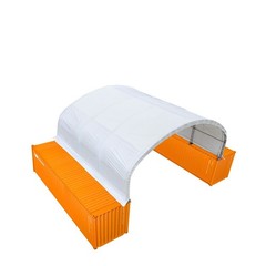 30ft x 20ft Dual Truss PVC Shelter, 17oz Heavy-Duty Cover