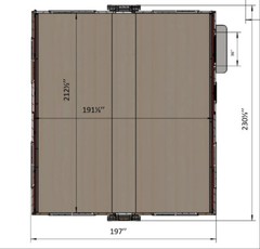 16½ft x 20ft Modern Luxury Mobile Expandable Prefab Container House Tiny Home