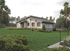 LUXURY PREFABRICATED LOG CABIN HOME KIT 2594 ft² / 241 m² – DISCOUNT CARD 3% off