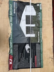 33x25FT Galvanized BUILDING/SHED (FULL KIT)
