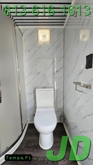 New HD Semi-Permanent Portable Restroom Bathroom Single Toilet or wheelchair